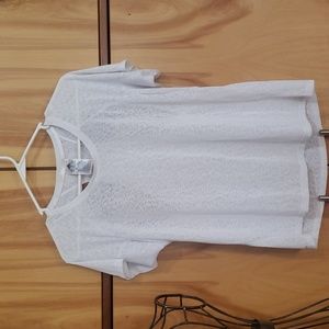 Adidas back cut out athletic tee.